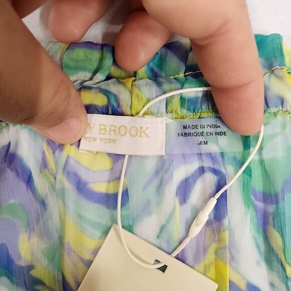 Ramy Brook Mick Dress Women’s Size M Strapless Tiered Floral Print NWT - Picture 9 of 11